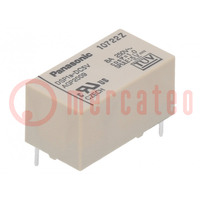 Relè: elettromagnetico; SPST-NO; Ubobina: 5VDC; Icontattomax: 8A