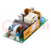 Power supply: switched-mode; open; 65W; 80÷264VAC; OUT: 1; 18VDC
