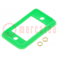 Joint de socle; SLIM; vert; 29mm; Joint: silicone