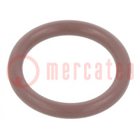 O-ring gasket; FPM; Thk: 2.5mm; Øint: 15mm; brown; -20÷200°C