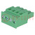 Pluggable terminal block; 5mm; ways: 4; angled; plug; female; green