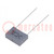 Capacitor: polyester; 22nF; 220VAC; 630VDC; 10mm; ±10%; 13x4x9mm