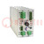 Power supply: buffer; for building in,modular; 200W; 12VDC; 16A