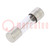 Fuse: fuse; time-lag; 50mA; 250VAC; cylindrical,glass; 5x20mm