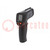 Infrared thermometer; LCD; -20÷550°C; Accur: ±2°C; ±2%; ε: 0,1÷1