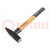 Hammer; 300mm; 300g; wood (hickory); Application: metalworks