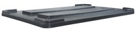 Stapeldeckel für Großbehälter, LxB 1200 x 800 mm, Farbe Grau | KB2913