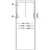 Skizze zu SERVETTO ruhalift Junior 600-1000 mm fehér/nikkelezett