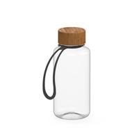 Artikelbild Drink bottle "Natural" clear-transparent incl. strap, 0.7 l, transparent/black