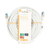 CÂBLE RÉSEAU CAT6A | S/FTP | RJ45 MALE | RJ45 MALE | 20.0 M | SNAGLESS | ROND | LSZH | GRIS | LABEL NEDIS