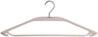 Kleiderbügel Percio ohne Diebstahlsicherung; 45.5x16.7 cm (LxH); taupe; 12