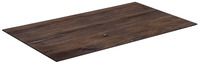 Kompakt-Tischplatte Lift rechteckig; 120x68 cm (LxB); dunkelbraun; rechteckig