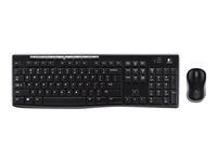 Logitech Tastatur-Maus-Set MK270, schwarz