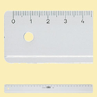 M+R 1140 - 0000 Schreibtisch-Lineal 400 mm Polystyrene Transparent