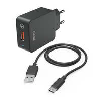 Hama 00201625 mobile device charger Black Indoor