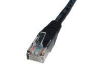 Cables Direct Cat5e UTP 0.25m networking cable Black