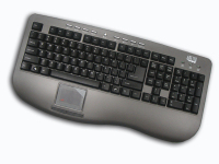 Adesso Win Touch Pro Desktop Multimedia Touchpad (Dark Gray/Black) keyboard USB QWERTY