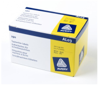 Avery AL03 self-adhesive label White