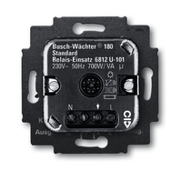 Busch-Jaeger 6812 U-101 power relay Zwart