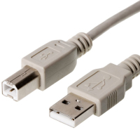 Helos 011989 USB-kabel 5 m USB 2.0 USB A USB B Grijs