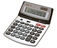 Genie 560 T calculadora Escritorio Pantalla de calculadora Negro, Plata