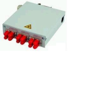 Telegärtner H82050F0001 adapter światłowodowy ST 1 szt. Szary, Czerwony