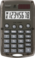 Rebell Starlet BK kalkulator Kieszeń Podstawowy kalkulator Szary