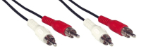 Kindermann 5762000001 Audio-Kabel 2 m 2 x RCA Schwarz, Rot, Weiß