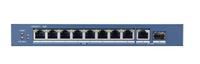 Hikvision DS-3E0510P-E hálózati kapcsoló Beállítást nem igénylő (unmanaged) Gigabit Ethernet (10/100/1000) Ethernet-áramellátás (PoE) támogatása Kék