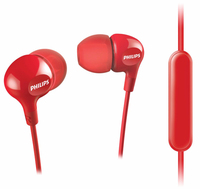 Philips SHE3555RD Zestaw słuchawkowy Przewodowa Douszny Połączenia/muzyka Czerwony