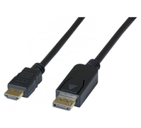 EXC 194025 câble vidéo et adaptateur 2 m DisplayPort HDMI Noir