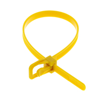 Cablenet EVT-S12YW-TA cable tie Releasable cable tie Nylon Yellow 100 pc(s)