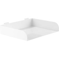 InLine Slatwall Shelf large, white