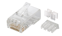 Microconnect KON511-10 kabel-connector RJ45 Transparant
