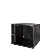 LogiLink W09B54B étagère 9U Rack monté sur le mur Noir