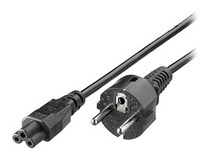 3GO CTREBOL cable de transmisión Negro CEE7/7 C6 acoplador