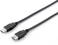 Equip 128398 USB kábel USB 3.2 Gen 1 (3.1 Gen 1) 2 M USB A Fekete