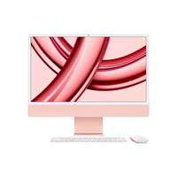 Apple iMac Apple M 59,7 cm (23.5") 4480 x 2520 pixelek 8 GB 256 GB SSD All-in-One számítógép macOS Sonoma Wi-Fi 6E (802.11ax) Rózsaszín