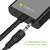 Techly HDMI - VGA+3.5mm+Micro USB B M/F 0,15 m Negro
