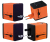 Swordfish 40253 power adapter/inverter Indoor Black, Orange