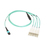 DELL 470-ABPK fibre optic cable 7 m MTP 4x LC OM4 Aqua colour