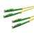 LogiLink FP0EE15 kabel optyczny 15 m E-2000 (LSH) OS2 Żółty