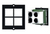 Bachmann 917.198 interruttore elettrico Interruttore a pulsante Nero, Bianco
