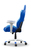 AKRacing California PC-Gamingstuhl Gepolsterter, ausgestopfter Sitz Blau, Weiß