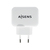 AISENS Cargador USB 17W 5V/3.4A, 2xUSB Con Control AI, Blanco