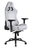 Deltaco GAM-121-LG Videospiel-Stuhl Gaming-Sessel Gepolsterter Sitz Weiß