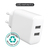 eSTUFF ES637005-BULK chargeur d'appareils mobiles Smartphone Blanc Secteur Intérieure
