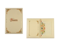 Briefpapier Kartos Florentina 9x14cm 10 Karten chamois