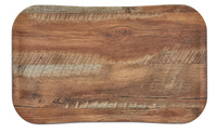 Versa Century Polyester Holzoptik Tablett 37 x 53 cm Braun Eiche von Cambro Das