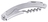 Kellnermesser aus massivem Edelstahl 18/0, ergonomisch gebogene Form, mit